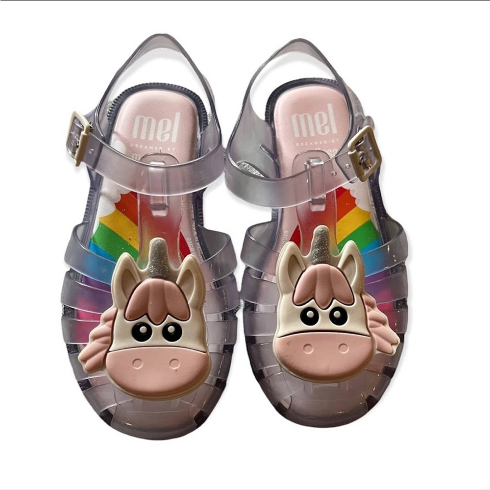 Mini Melissa Unicorn Jelly Shoes/Sandals